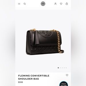Tory Burch Large Fleming Convertible Should Bag
